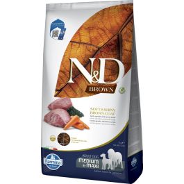 FARMINA N&D Brown Dog Adult Medium Maxi Lamb, Spirulina, Carrot 7 kg