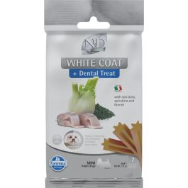 FARMINA N&D White Dental Treat Coat Sea bass Mini 60 g (7 szt) przysmak dentystyczny dla psów ras małych