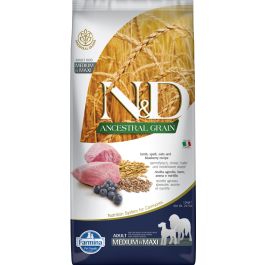 FARMINA N&D Ancestral Grain Dog Adult Medium Maxi lamb, spelt, oats, blueberry 12 kg dla psów średnich i dużych ras