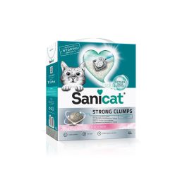 SANICAT Strong Clumps 10 l żwirek bentonitowy biały Baby powder