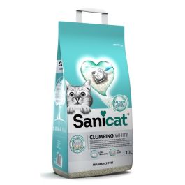 SANICAT Clumping White Unscented 10L żwirek bentonitowy dla kota