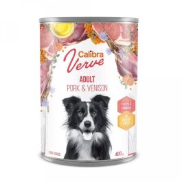 CALIBRA Dog Verve GF Adult Pork&Venison 400 g bezzbożowa mokra karma z wieprzowiną i dziczyzną dla psów