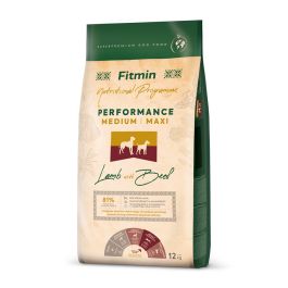 FITMIN Dog Nutritional Programme Medium Maxi Performance Lamb&Beef 12 kg dla dorosłych psów ras średnich i dużych o bardzo wysokiej aktywności