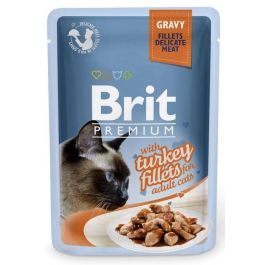 BRIT Premium Cat Fillets in Gravy mokra karma z indykiem dla kotów 24x85 g