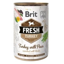 BRIT FRESH turkey & peas 400g indyk z groszkiem dla psów