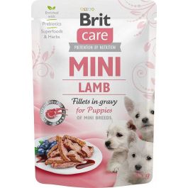 BRIT CARE Mini Puppy Pouch Lamb 24x85g z jagnięciną dla szczeniaków małych ras