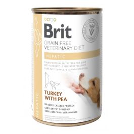 BRIT Veterinary Diet Hepatic Turkey&Pea karma na schorzenia wątroby dla psa 400 g