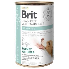 BRIT Veterinary Diet Struvite Turkey&Pea na schorzenia dróg moczowych dla psa 400 g