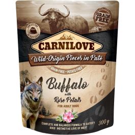 CARNILOVE Dog Paté Buffalo with Rose Petals 300g mokra karma dla psów Bawół z płatkami róży