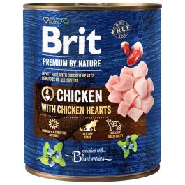 BRIT Premium by Nature chicken, hearts 800 g kurczak i serca