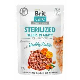 BRIT Care Sterilised Fillets in gravy 24 x 85 g królika w sosie dla kotów kastrowanych