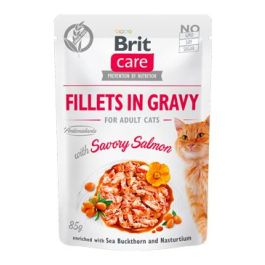 BRIT Care Fillets in gravy savory salmon 24 x 85 g filety łososia w sosie