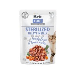 BRIT Care Sterilized Fillets in Jelly Duck&Turkey 24 x 85 g kaczka i indyk dla kotów po sterylizacji