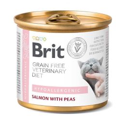 BRIT Veterinary Diet Hypoallergenic Salmon&Pea dla kota na alergię 200 g