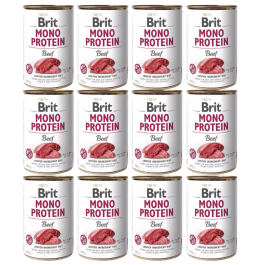 BRIT Mono Protein Beef 12x400 g monoproteinowa karma wołowina