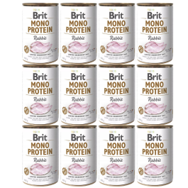 BRIT Mono Protein Rabbit 12x400 g monoproteinowa karma królik