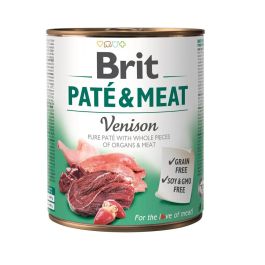 BRIT Pate&Meat venison 800 g pasztet z dziczyzną dla psa