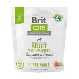 BRIT CARE Sustainable Adult Medium breed chicken insekt dla dorosłych psów średnich ras z kurczakiem i insektami 1 kg