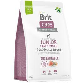 BRIT Care Sustainable Junior Large Breed z kurczakiem i insektami 3 kg