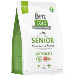 BRIT CARE Sustainable Senior chicken insekt dla starszych psów z kurczakiem i insektami 3 kg