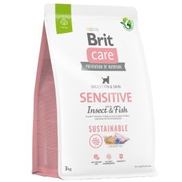BRIT CARE Dog Sustainable Sensitive fish insekt dla dorosłych psów z rybami i insektami 3 kg