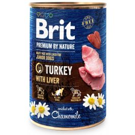 BRIT Premium by Nature Junior Turkey and liver 400 g indyk i wątroba naturalna karma dla szczeniąt