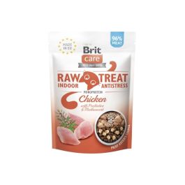 BRIT Care Raw Treat Freeze Dried Indoor Antistress 40 g przysmak liofilizowany Kurczak z probiotykami dla kota