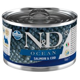 FARMINA N&D Ocean Dog Salmon, codfish 140 g łosoś i dorsz