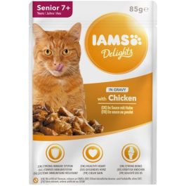 IAMS Cat Senior All Breeds Chicken In Gravy kurczak w sosie dla starszych kotów 85 g