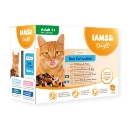 IAMS Cat Delights Adult All Breeds Sea In Gravy Pouch 12x85 g