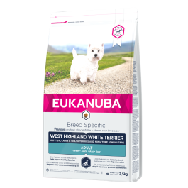 EUKANUBA Adult Breed Specific West Highland Terrier Chicken 2.5 kg