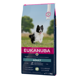 EUKANUBA Adult Small&Medium Lamb&Rice 12 kg dla ras małych i średnich jagnięcina i ryż