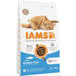IAMS for Vitality dla dorosłych kotów z rybami oceanicznymi 3 kg
