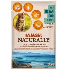 IAMS Naturally Adult Cat with Ocean Cod in Gravy karma dla kota w sosie 85 g