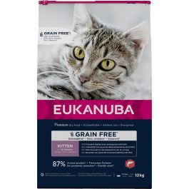 EUKANUBA Grain Free Kitten Łosoś 10 kg dla rosnących kociąt