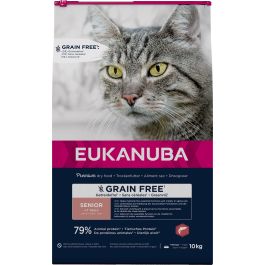EUKANUBA Grain Free Senior Łosoś 10 kg dla starszych kotów