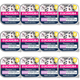 EUKANUBA Grain Free Kitten Monoproteinowy pasztet dla kociąt Kurczak 12x85 g