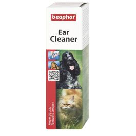 BEAPHAR Ear Cleane 50 ml krople do pielęgnacji uszu dla psów i kotów