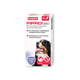 BEAPHAR Fiprotec Dog XL 402 mg 1 pipeta kropli p/pasożytom