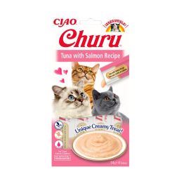 INABA Churu Cat kremowy przysmak dla kota tuńczyk i łosoś 56 g