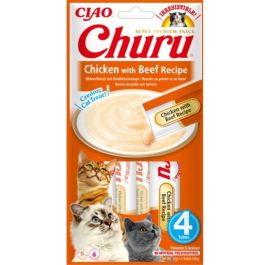 INABA Churu Chicken with beef 4x14g kurczak z wołowiną dla kota