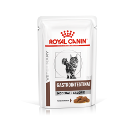 ROYAL CANIN Cat Gastro Intestinal Moderate Calorie 12 x 85 g mokra karma dla kotów z zaburzeniami żołądkowo-jelitowymi, z tendencją do nadwagi