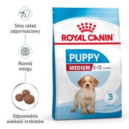 ROYAL CANIN Medium Puppy 1 kg karma sucha dla szczeniąt, od 2 do 12 miesiąca, ras średnich