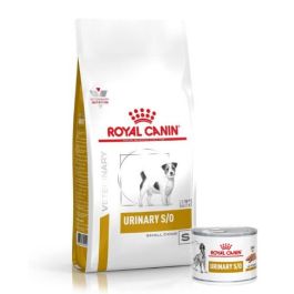 ROYAL CANIN Dog urinary S/O small 8 kg karma dla psów ras małych, ze schorzeniami dolnych dróg moczowych + Urinary 12 x 200g