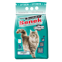 BENEK Super optimum galapagos żwirek bentonitowy 5 l x 2 (10 l)