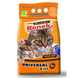 BENEK Super universal Żwirek bentonitowy naturalny 10 l (5 l x 2)