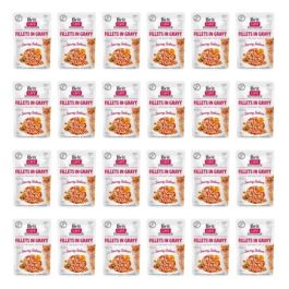 BRIT Care Fillets in gravy savory salmon 24 x 85 g filety łososia w sosie