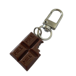 Brelok czekolada 3D słodki akcent do kluczy