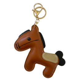 Brelok koń 3D elegancki dodatek w jesiennym stylu