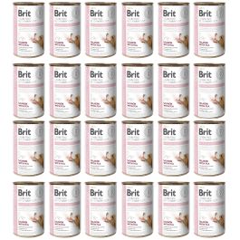 BRIT Veterinary Diet Hypoallergenic Salmon&Pea karma na alergię dla psa 24x400 g